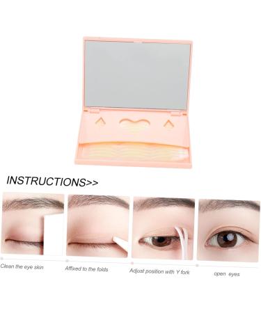 OSALADI 240 Pairs Makeup Stickers Makeup Tape Double Sided Eyelid Tape Eyeliner Tape Eye Lid Lift Tape Invisible Eyelid Sticker Beauty Tools Double Eyelid Sticker tape Pink Boxed - Buy Online on SooperMarket.com