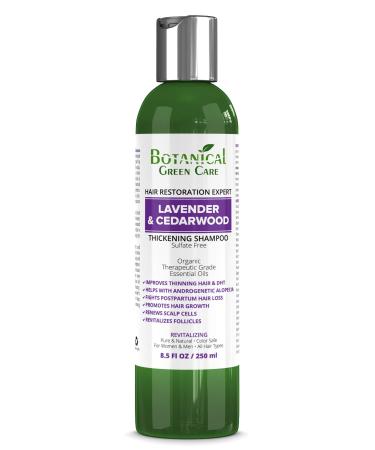 Lavender & Cedarwood Thickening Shampoo for Thinning Hair Hair Loss Shampoo Thickening Products for Women & Men Hair Growth Shampoo