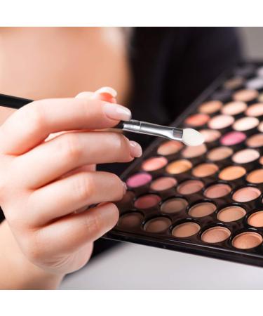 Buy Two-Color Rubber Cotton Eye Makeup Brushes - 10 PCS Sponge Applicator & Oval Tipped Eyeliner Brush for Flawless Eyeshadow | International Shipping Available - Buy Online on SooperMarket.com