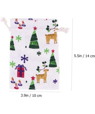 KALLORY 30pcs Christmas Candy Bag Candy Bags Candy Storage Bags Candy Container Drawstring Bags Fine - Buy Online on SooperMarket.com