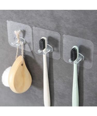 Bayore Transparent Toothbrush Holder - Hygienic Self-Adhesive Stand for Strong Hook Rod Support - Buy Online on SooperMarket.com