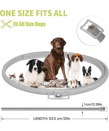 Dewel Shining Tick Collar for Dogs - Adjustable Waterproof Flea & Tick Prevention XL 63.5cm - Lightweight & Effective Vermin Control - Buy Online on SooperMarket.com