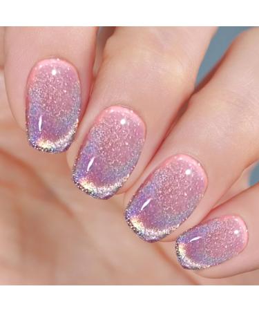 Ruarby Solid Color Gel Nails Stickers Nails Polish Strips DIY Manicures Stickers Full Nail Wraps Semi Cured Gel Nail Strips BSA0011 - Buy Online on SooperMarket.com