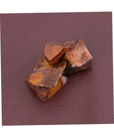 KOMBIUDA Rock Mineral 5pcs Tigers Tigers Eye Stone Eye Gemstone African Decor Natural Tiger's Eye African Gemstone Rock As Shown Size 2 - Buy Online on SooperMarket.com