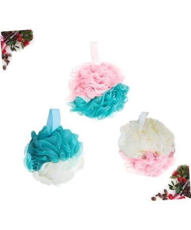 Angoily 6 Pcs Natural Loofah Bath Sponge Set - Soft Shower Poufs for Exfoliating Skin & Luxurious Bath Experience - Buy Online on SooperMarket.com
