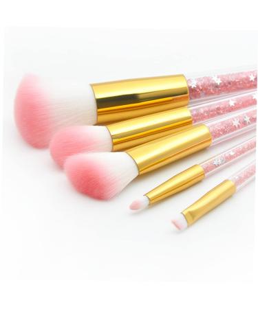 Professional 5 Set Cosmetics Brush Kit - Essential Makeup Brushes for Women | Perfect Powder Brush & More - Buy Online on SooperMarket.com