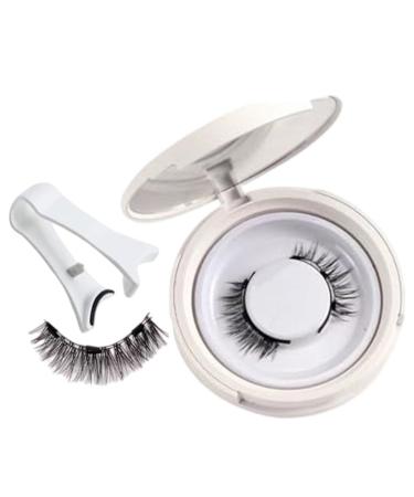 Krafty Magnetic Eyelashes Magnetic Eyelashes Reusable Natural Look Magnetic Lashes With Applicator Easy To Wear And Remove(Fuller 2pcs)