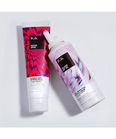 IGK CLASS OF 93 Curl Perfecting Whipped Cream - 5.5 Oz | Vegan & Cruelty-Free - Buy Online on SooperMarket.com