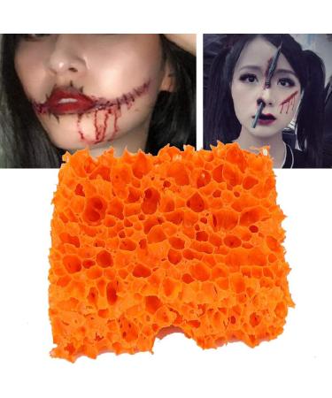 Verdant Touch Makeup Wound Sponge FX Blood Scar Stubble Effect Wound Makeup Stipple Sponge for Halloween Xmas (Large Hole) - Buy Online on SooperMarket.com