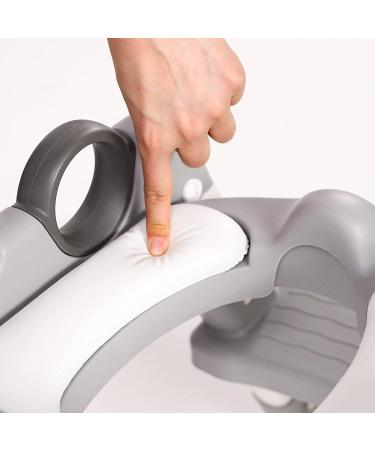 Potty Training Toilet Seat with Step Stool Ladder | for Boys and Girls | Toddler Kid Children | Handles and Padded Seat | Non-Slip Wide Step | Gray - Buy Online on SooperMarket.com