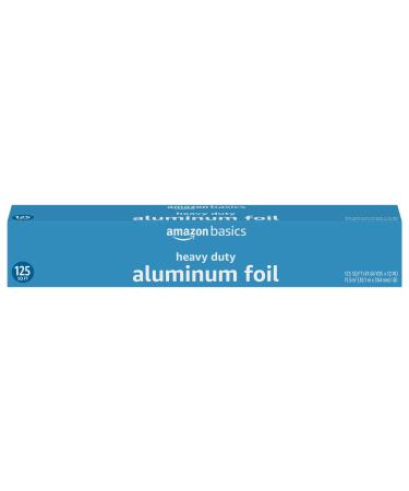 Amazon Basics Heavy Duty Aluminum Foil, 125 Square Foot Roll, 1-Pack (Previously Solimo)
