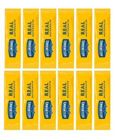 Hellmann's Real Mayonnaise - 12 Individual Sachets