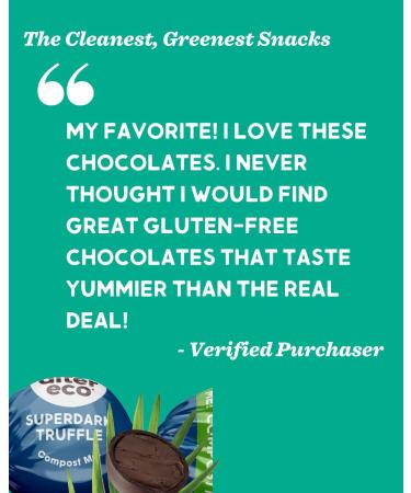 Alter Eco SuperDark Chocolate Truffles | Pure Dark Cocoa | Fair Trade, Organic, Non-GMO, Gluten Free | 40 Count - Buy Online on SooperMarket.com