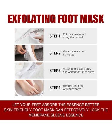 BStCar Foot Mask Socks | 5 Pairs for Men & Women | Moisturizing Foot Care Exfoliates Dead Skin & Calluses - Buy Online on SooperMarket.com