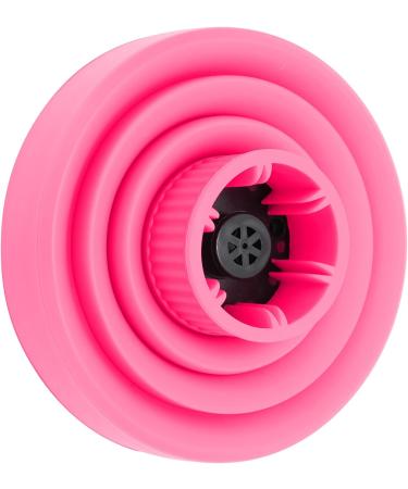 Foldable Hairdryer Diffuser - Fast Drying Blow Dryer Attachment for Curly Hair (Pink) - Buy Online on SooperMarket.com