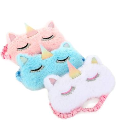KESYOO Travel Eye Mask - Super Soft Sky-Blue Eye Cover & Kids Blindfold | Perfect Sleep Eye Patch (19.5x8.5cm - Buy Online on SooperMarket.com