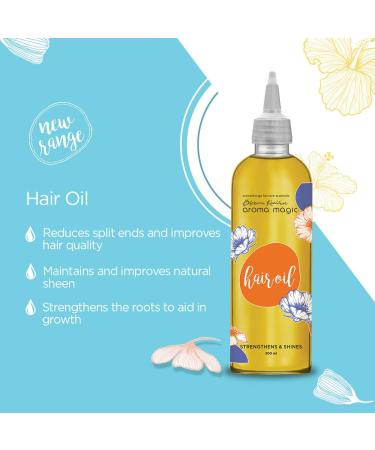 Aroma Magic Hair Oil 200ml | Argan & Bhringraj for Hair Growth | Nourishing Oil for Dry Scalp | Strengthen Roots & Reduce Split Ends - International Shipping Available - Buy Online on SooperMarket.com