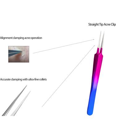 9PCS Blackhead Remover Tool Kit Professional Pimple Popper Tool -Treatment for Pimples Blackheads Blemish Zit Removing Forehead and Nose(Colorful) - Buy Online on SooperMarket.com
