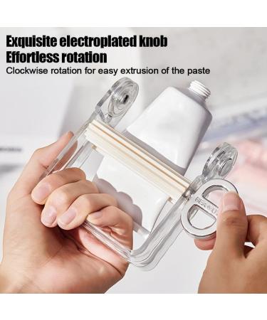 Manual Rotating Toothpaste Oil Paint Squeezer Multifun Toothpaste Tube Squeezer Tool Facial Cleanser Bathroom Squeezer Clip-on - Buy Online on SooperMarket.com