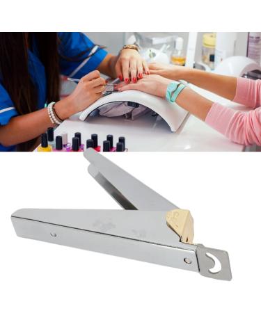 False Nail Clipper Comfortable Handle Easy Operation Good Workmanship Fake Nail Trimmer Lightweight U Shape for Home and Salon Use (Silver) - Buy Online on SooperMarket.com