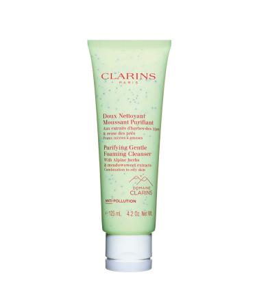 Clarins Purifying Gentle Foaming Cleanser | Cleanses  Purifies and Mattifies | Green Formula and Contains Salicylic Acid 4.2 Fl Oz
