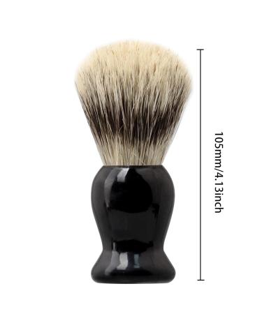 Predolo Hair-Razor Brush - Durable Synthetic Bristles for Facial Cleaning & Comfortable Shaving | Perfect for Home & Travel - Black Handle - Buy Online on SooperMarket.com