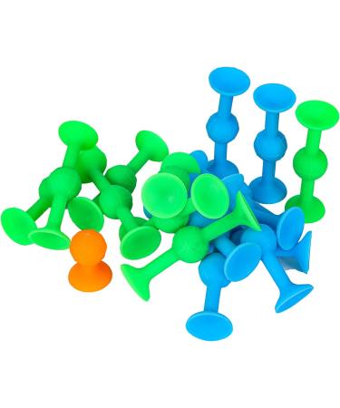 Silicone Suction Cup Darts Set - 18Pcs for Big Size - Indoor and Outdoor Throwing Game Toys - Buy Online on SooperMarket.com