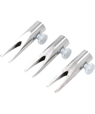Metal Eyebrow Pencil Sharpener Lightweight Aluminum Alloy U-Shaped Effective Eyebrow Sharpening Tool for Home (Silver) - Buy Online on SooperMarket.com