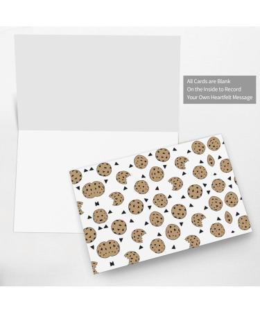 YYHHAOFA Dark Green Cookies Food Chocolate Chip Biscuits Pearl Paper Holiday Card Greeting Card Suitable For Christmas Party Invitations Dark Green One Size - Buy Online on SooperMarket.com