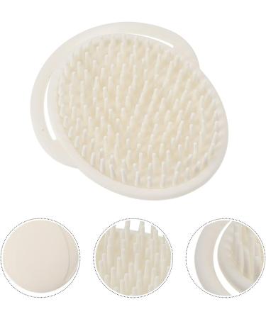 Kisangel 2pcs Scalp Massager and Shampoo Dispenser Set - Silicone Handheld Exfoliating Tool for Babies and Toddlers - Portable Dandruff Soother and Body Scrubber - 11.5X10X2CM - Buy Online on SooperMarket.com