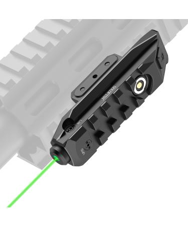 SOLOFISH SL-1107 Green Laser Sight with Picatinny Rail Mount, Low-Profile Tactical Rifle Laser Sight, Magnetic Rechargeable