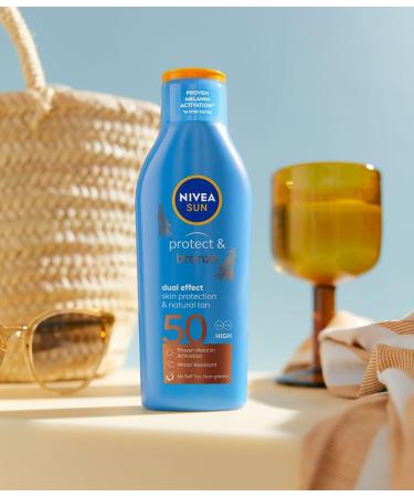 NIVEA Sun Protect & Bronze Natural Tanning Balm SPF 50 200 ml - Buy Online on SooperMarket.com