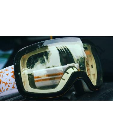 SH HORVATH Ski Goggles Replacement Yellow Lens - Dual Spherical UV400 VLT81% Anti-Fog Windproof Scratch Resistant Lens - Buy Online on SooperMarket.com