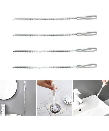 4Pcs Sewer Drain Cleaning Brush Bendable Sink Overflow Drain Brush For Bathroom Sewer Hair Catcher Flexible Cleaner Flexible Drain Brush Long Nylon Cleaner - Buy Online on SooperMarket.com