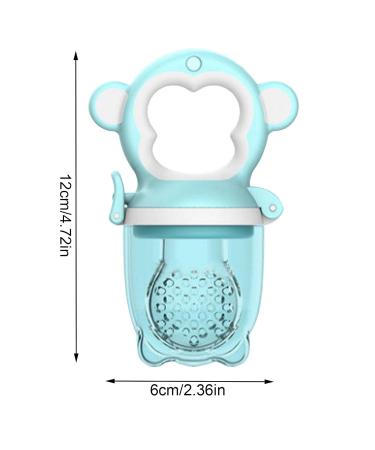Baby Food Fruit Feeder - Portable Pacifier with Food-Safe Silicone Rings & Easy-Clean Handle | Tommee Tippee Schnuller - Blau - Buy Online on SooperMarket.com