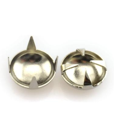 120pcs Silver DIY Nailhead Round Dome Studs Assorted Kit for Leathercraft Rivet Metal Punk Spikes - 6/8/10/12mm - Buy Online on SooperMarket.com