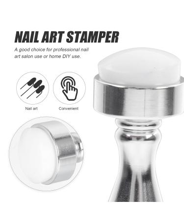 Lurrose Nail Stamp Set | Clear Nail Art Plate & Manicure Tools - International Shipping Available - Buy Online on SooperMarket.com