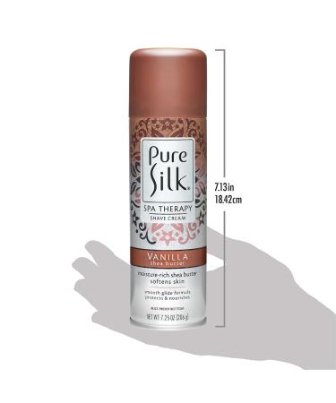 Pure Silk Vanilla Shea Butter Shave Cream for Women - 7.25 oz | Spa Therapy | International Shipping - Buy Online on SooperMarket.com