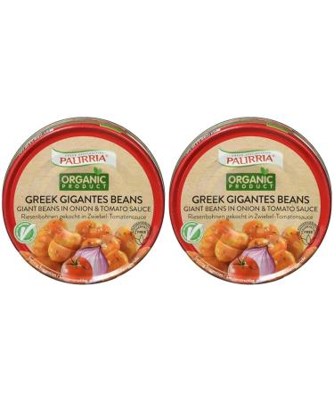 Paliria Organic Giant Beans in Tomato Sauce 200 g (Pack of 2) 200 g (Pack of 2)