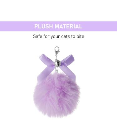 Bewudy 2 PCS Cat Wand Interactive Cat Toy Interactive Cat Wand Toys with Bells Cat Feather Toys for Indoor Cats Feather Dangler Funny Exercise for Indoor Cat Kitten Catcher (Ball) - Buy Online on SooperMarket.com