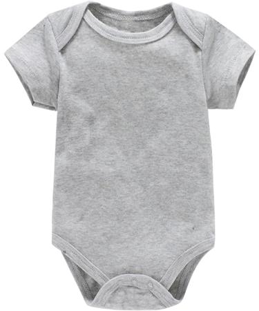 Bestele Baby Bodysuit for Newborn Boys and Girls - Cotton Onesie Romper Set | Short Sleeve Infant Coverall Undershirt - Pure Color B - 18-24 Months - Buy Online on SooperMarket.com