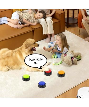 DHQKQG Dog Training Buzzer Set 4 Interactive Recording Buttons for Potty Communication & Cleanliness Training | International Shipping Available - Buy Online on SooperMarket.com