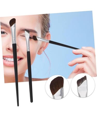 Gogogmee 4 Pcs Brow for Eyebrows Brow Brushes for Eyebrows Eye Shadow Brush Angled Makeup Brush Nylon - Buy Online on SooperMarket.com