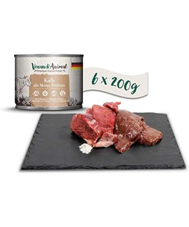 Venandi Animal Premium Wet Cat Food Bundle: Turkey & Veal Monoprotein (6 x 200g 1.2kg) - Healthy & Delicious International Shipping - Buy Online on SooperMarket.com