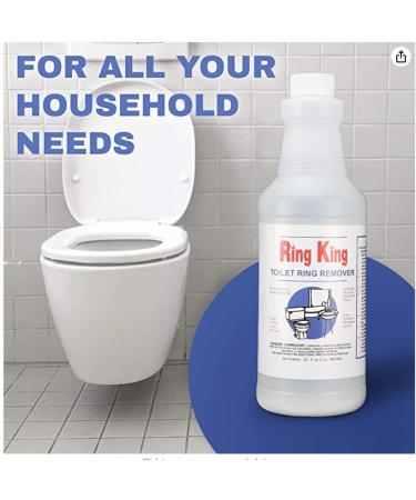 Ring King Toilet Ring Remover Cleaner - Fast Acting Multi-Surface Stain Remover (64OZRK) - Buy Online on SooperMarket.com