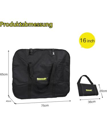 Suntelf 16-20 Inch Foldable Bicycle Bag | Portable Carrier for Bike Travel by Car Train & Air - Buy Online on SooperMarket.com
