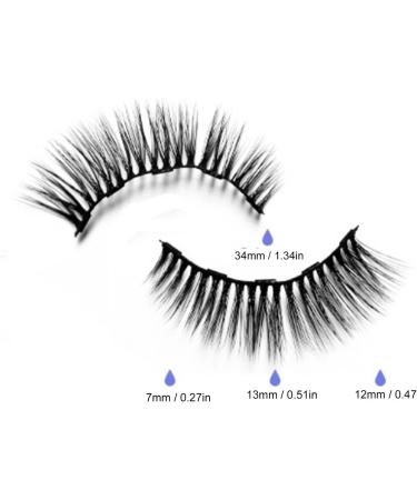 5 Pairs Updated 3D Magnetic Lashes with Eyeliner Kit Glue Free Waterproof Quick Dry 3D Fake Eyelashes Reusable 3D Magnetic False Lashes Extension Set Create Charming Bright Eyes - Buy Online on SooperMarket.com