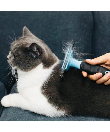 HZPolang Deshedding Tool for Dogs - Pet Hair Remover Grooming Brush for Small, Medium & Large Breeds - Cats, Horses - Short or Long Hair Deshedder - Buy Online on SooperMarket.com