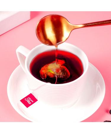 Black Mulberries Rose Black Wolfberry Tea 7oz/200g No additives Anthocyanin Berry Tea Bags Combination of Floral Tea - Buy Online on SooperMarket.com