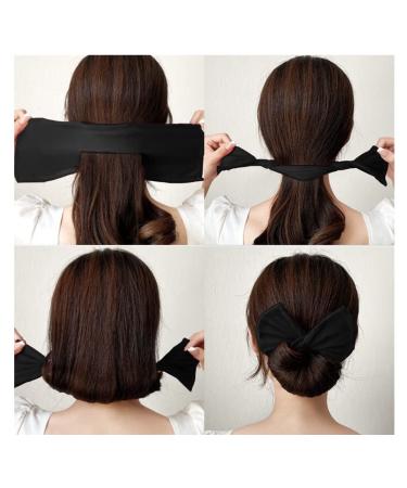 Ycnpeatt Twist Deft Bun Hair Bun Maker - Black Elastic Bands for Women & Girls - Buy Online on SooperMarket.com
